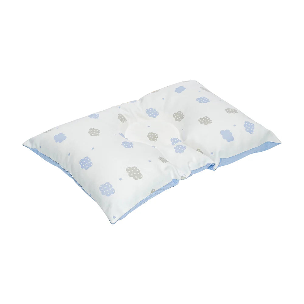 Almohada Anti Cabeza Plana Celeste Infanti