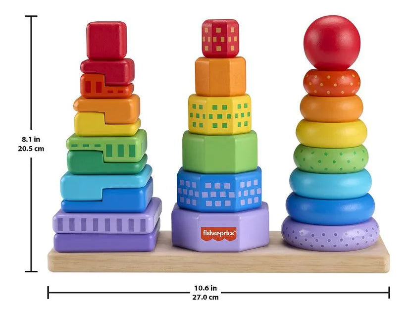 Apilador Fisher Price Torre De Actividades Madera