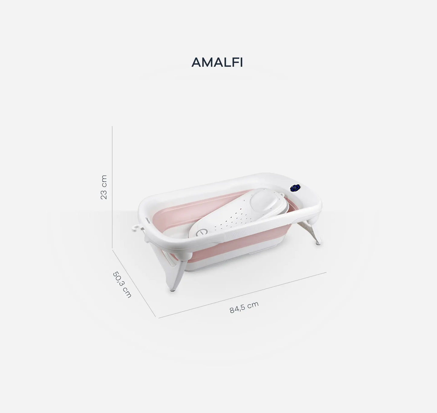Bañera Plegable con Soporte Amalfi 50L