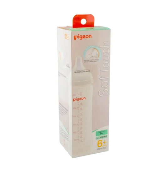 Biberón Softouch 330 ml boca ancha pigeon