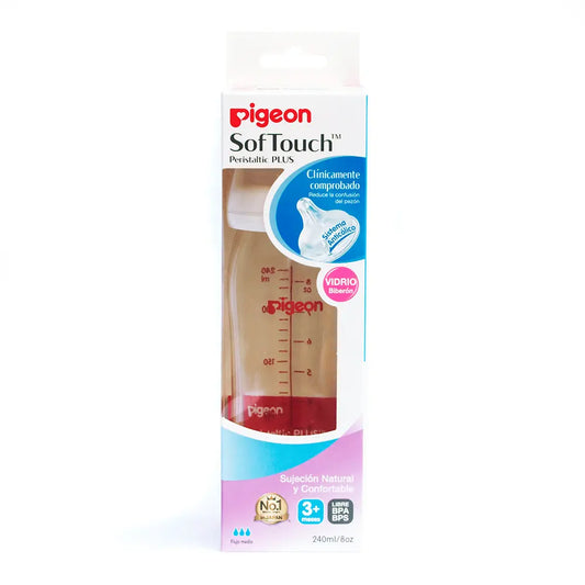 Biberon De Vidrio Softouch Peristaltico Plus 240 ml