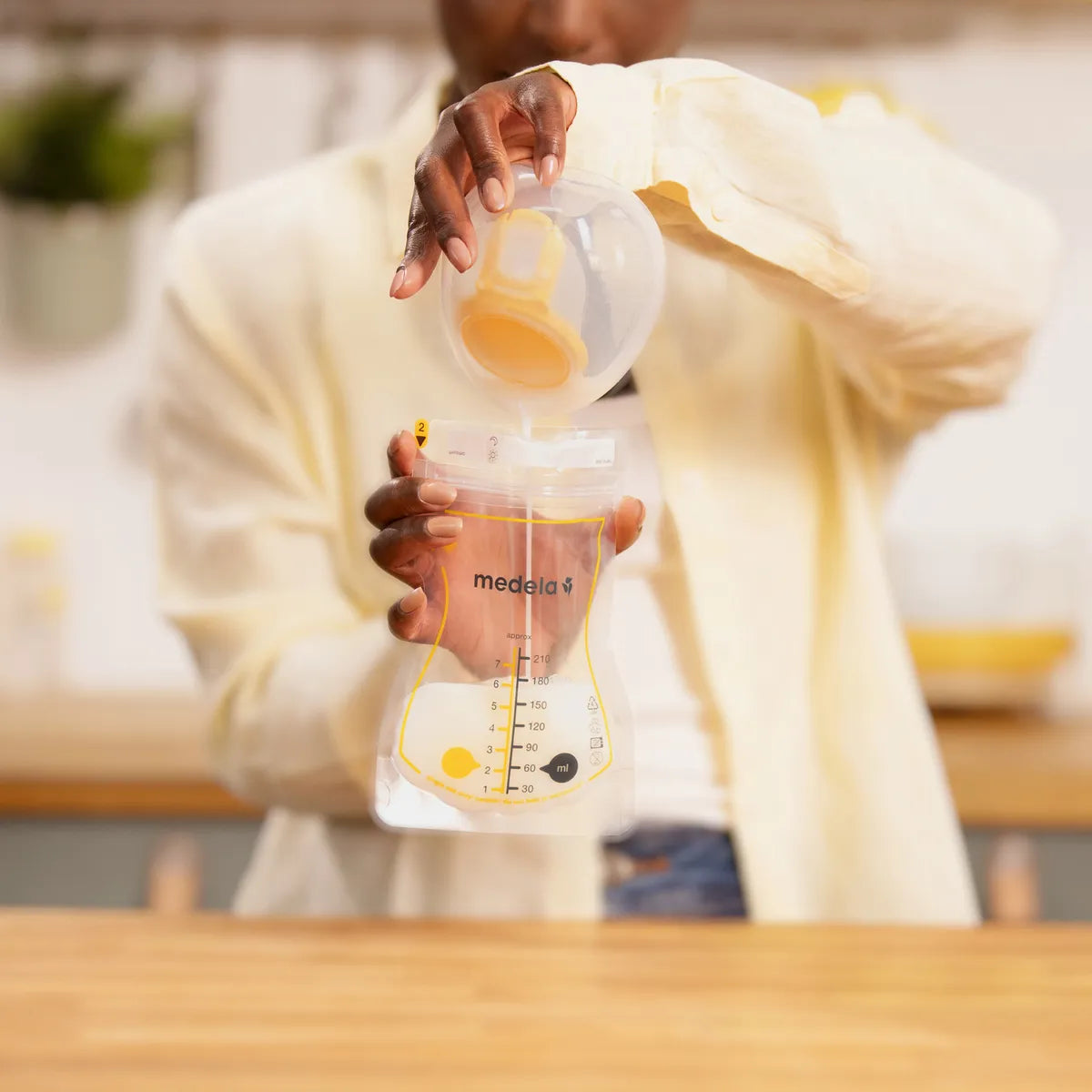 Bolsas de Almacenamiento De Leche Materna Easy Pour 50 Unid Medela