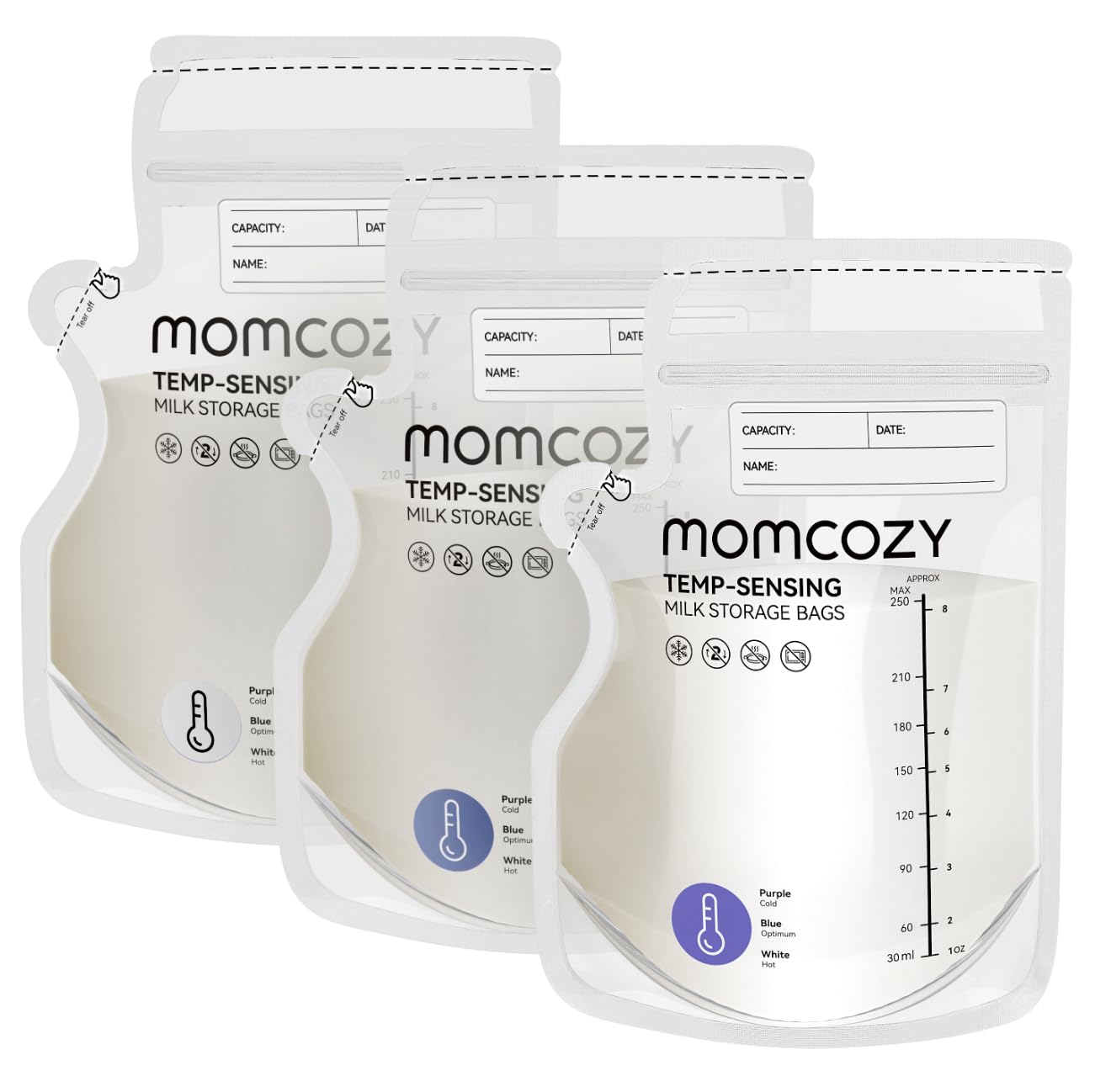 Bolsas de Almacenamiento de 60 unid 8oz Momcozy