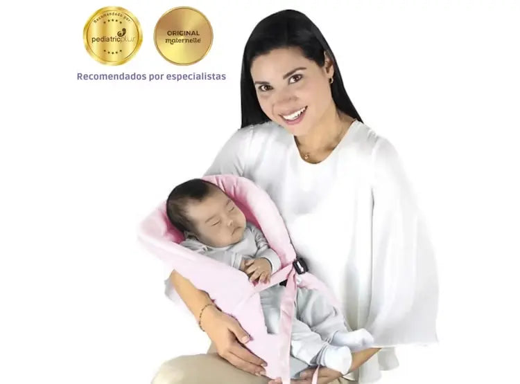 Cojín Ergonómico Portabebé Rosado