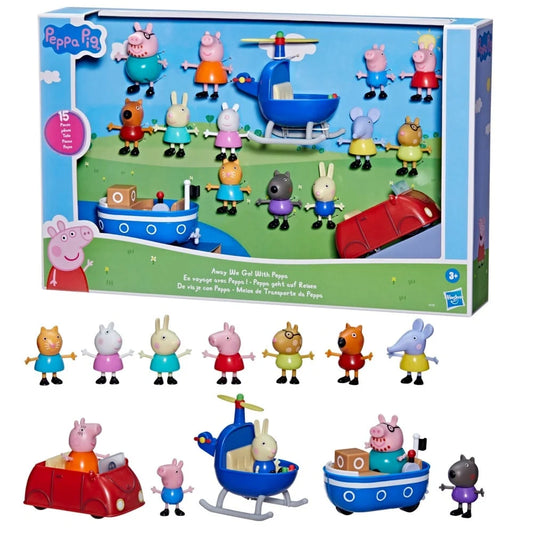 Figura de acción de viaje con Peppa Pig