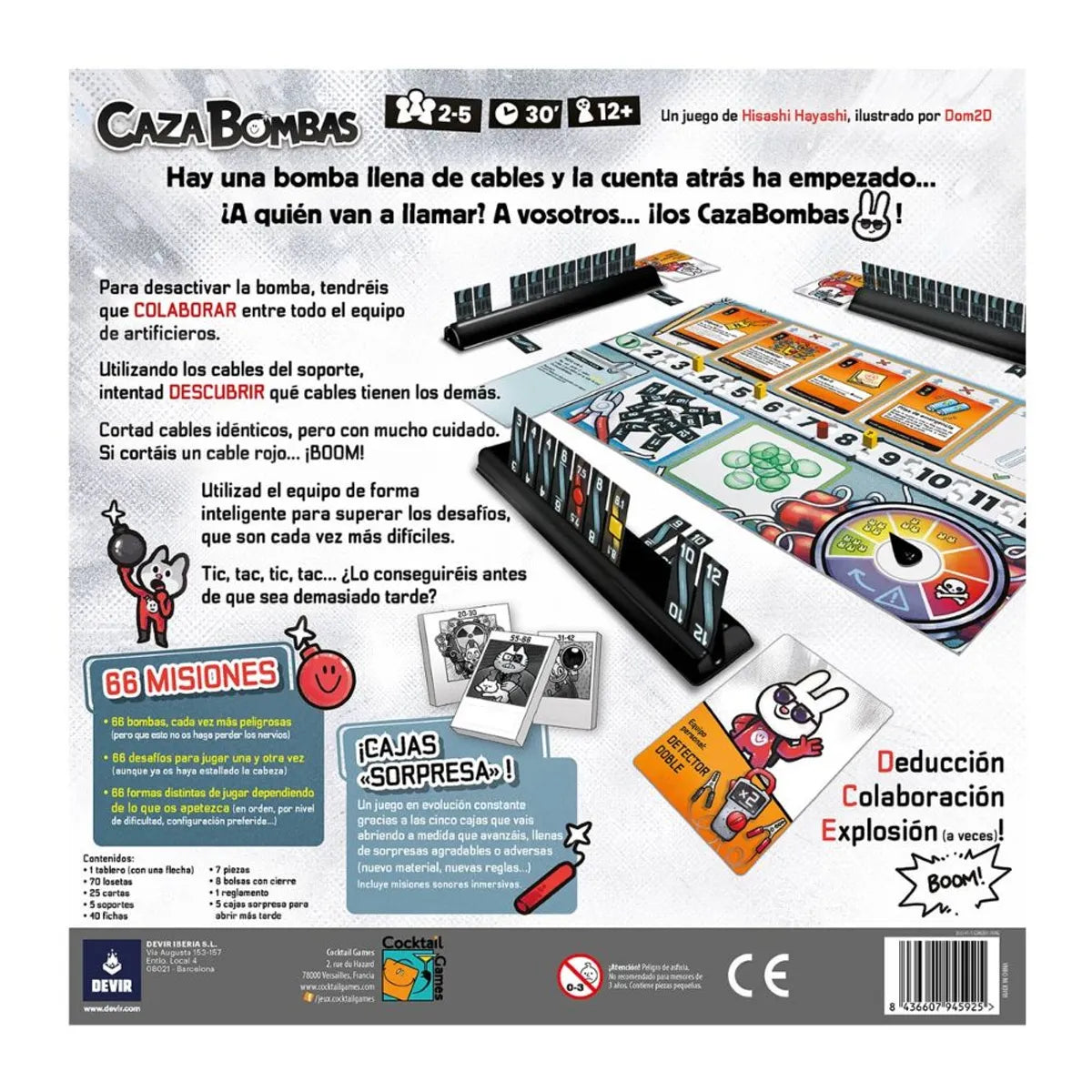 Juego de mesa Caza Bombas Devir