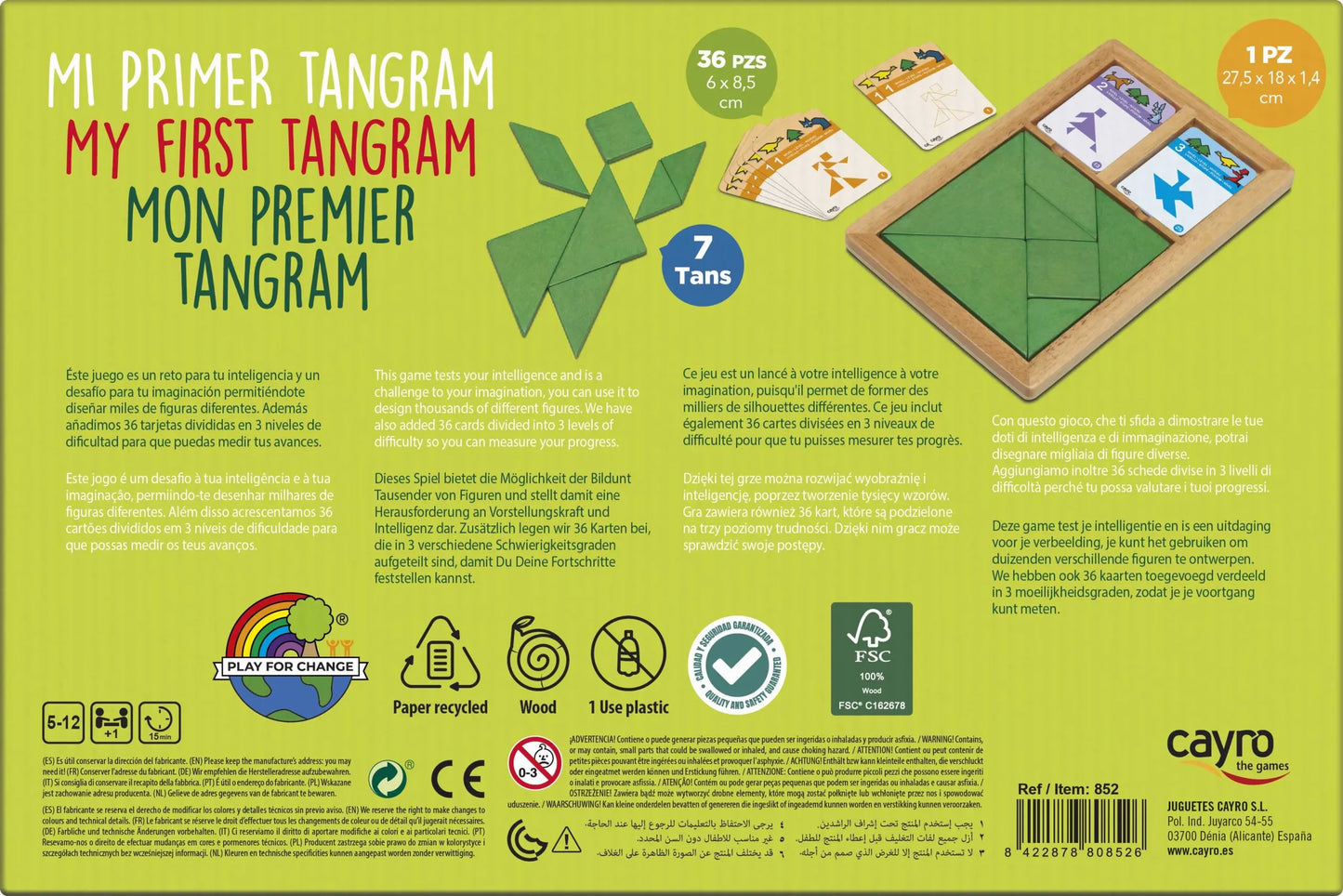 Mi Primer Tangram de madera