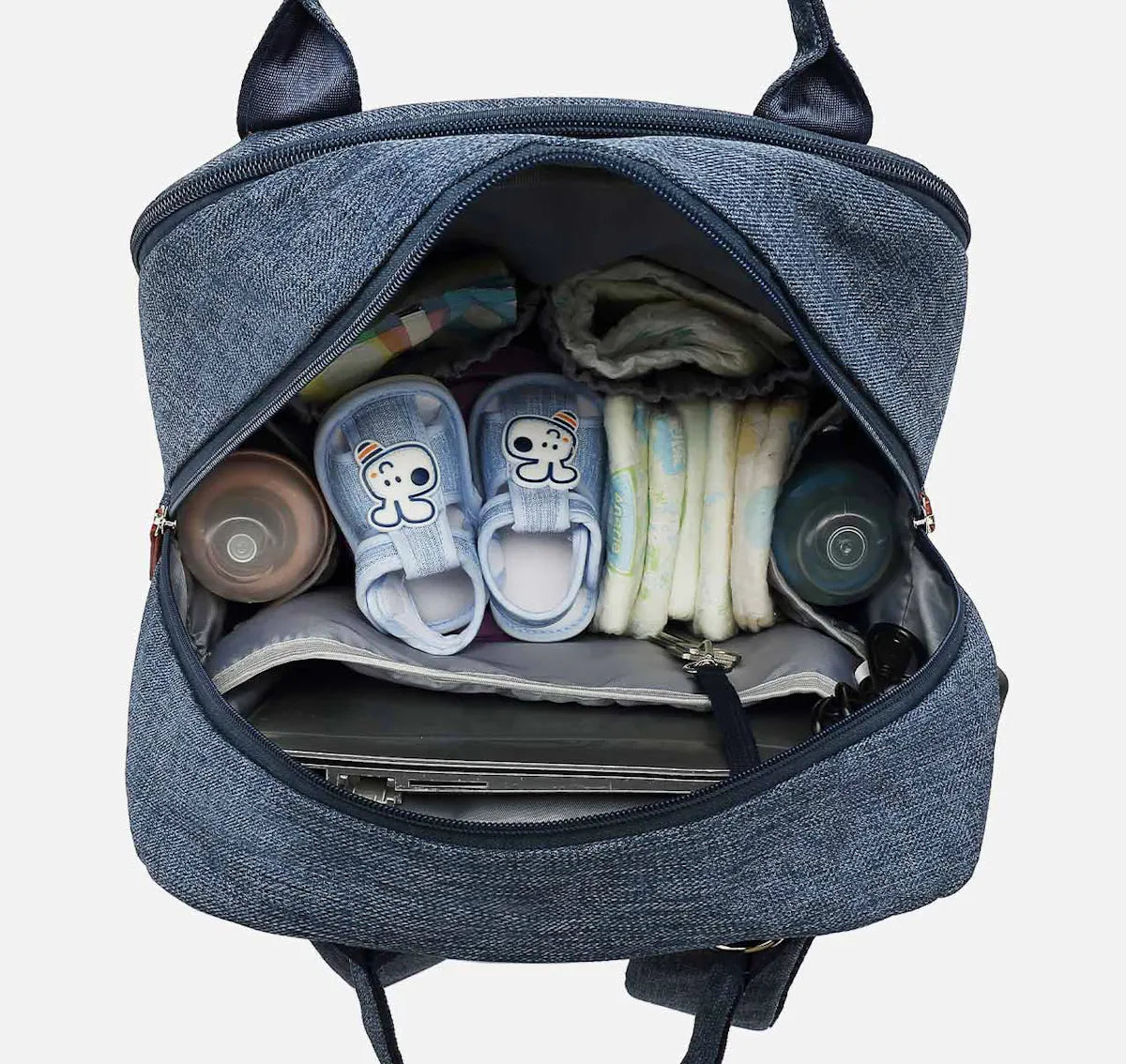 Mochila Maternal Boston Gris