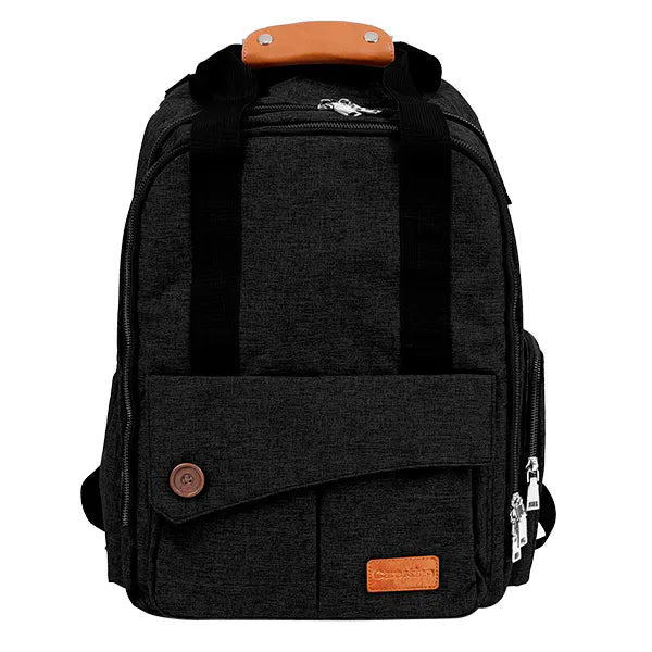 Mochila Maternal Roma negro melange Carestino