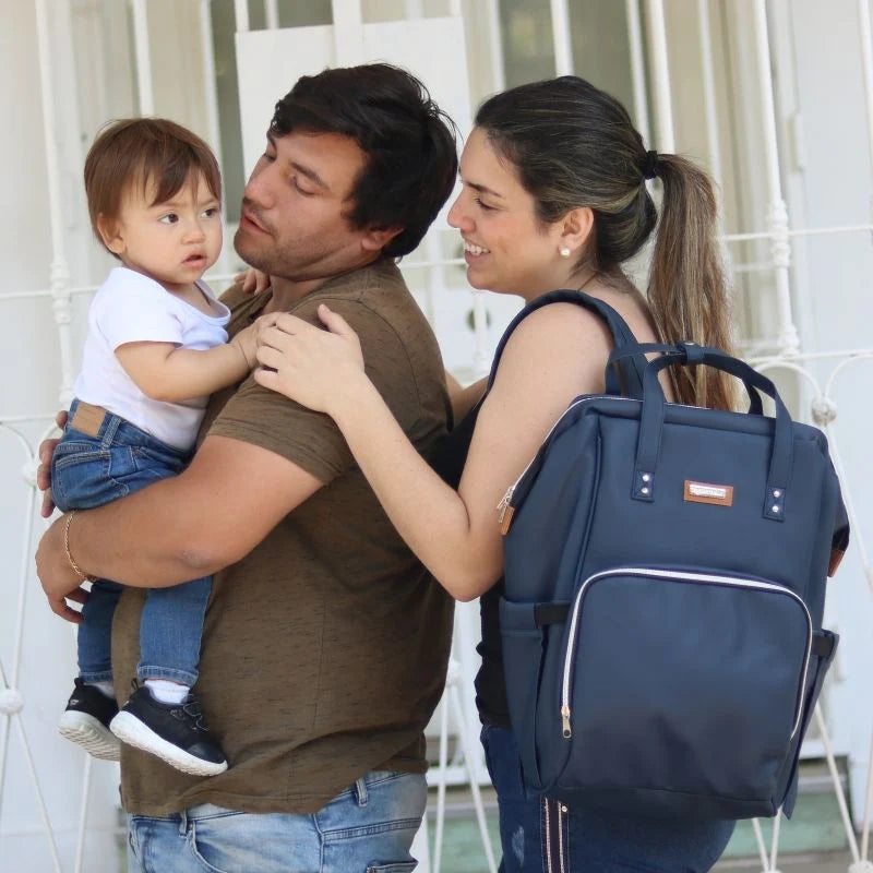 Mochila Pañalera Azul