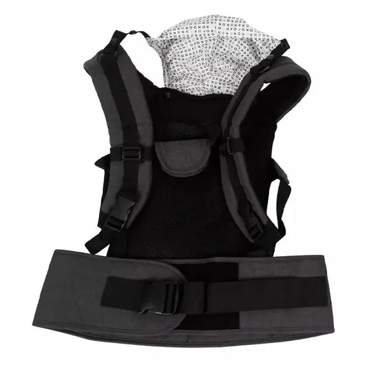Mochila Porta Bebé gris oscuro
