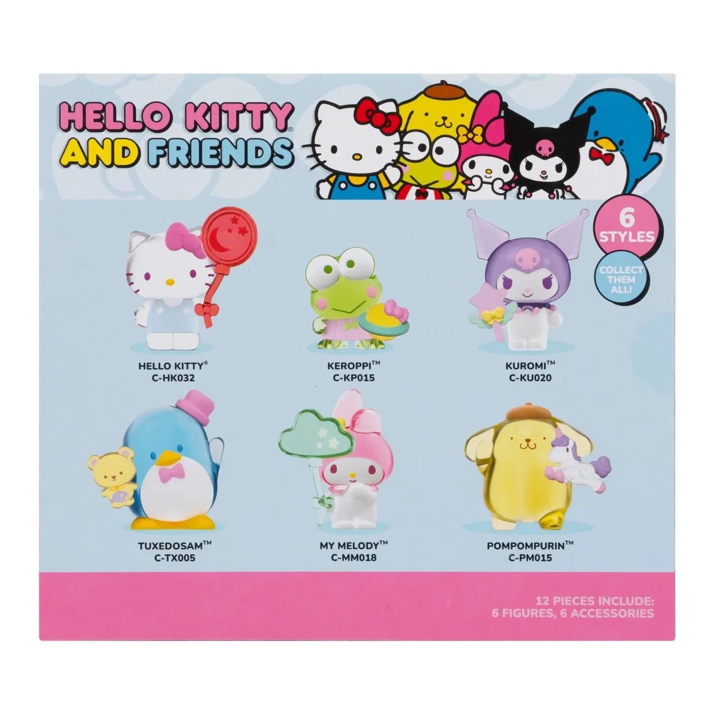 Pack x 6 Figuras Hello Kitty y Amigos Dreamland