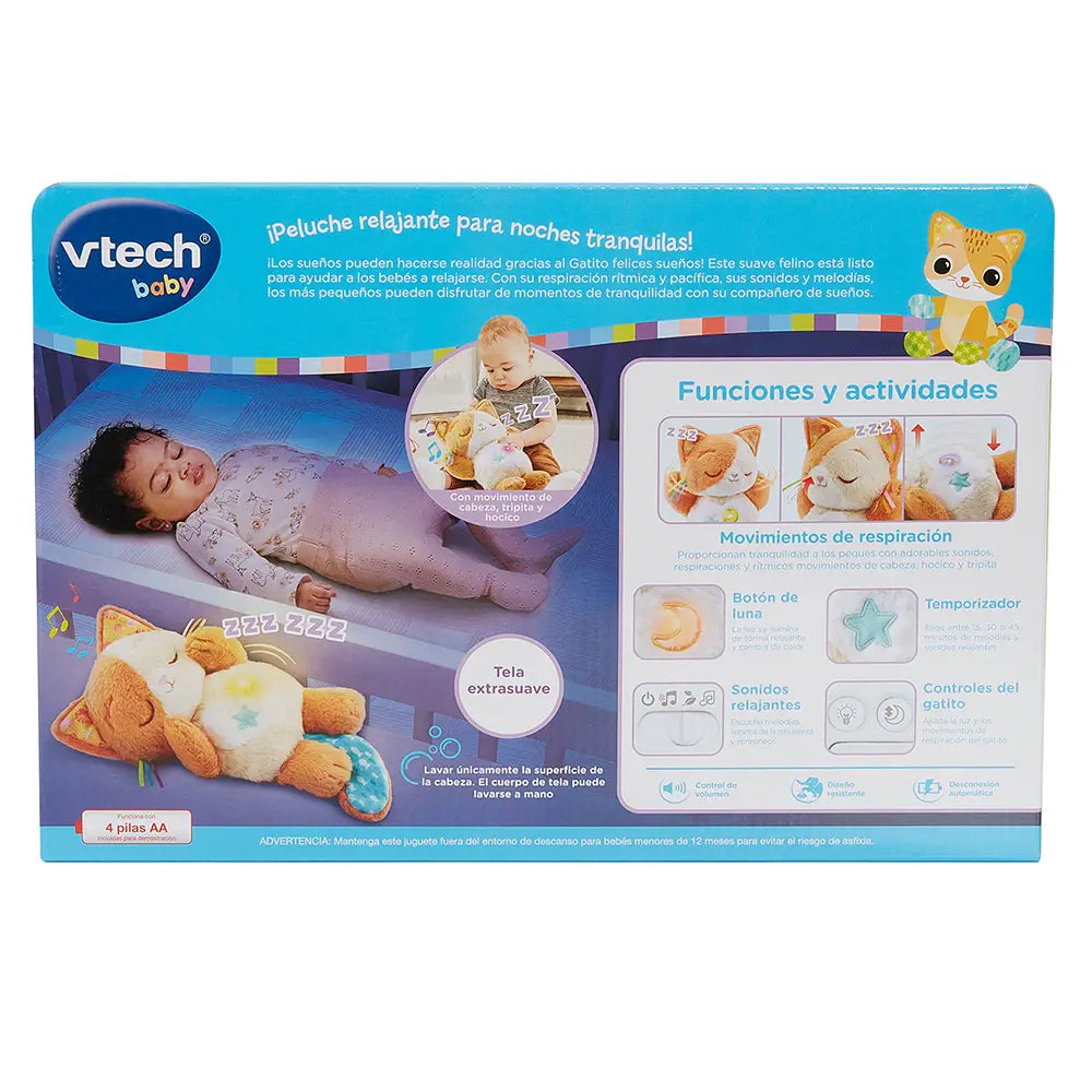 Peluche Gatito Felices Sueños