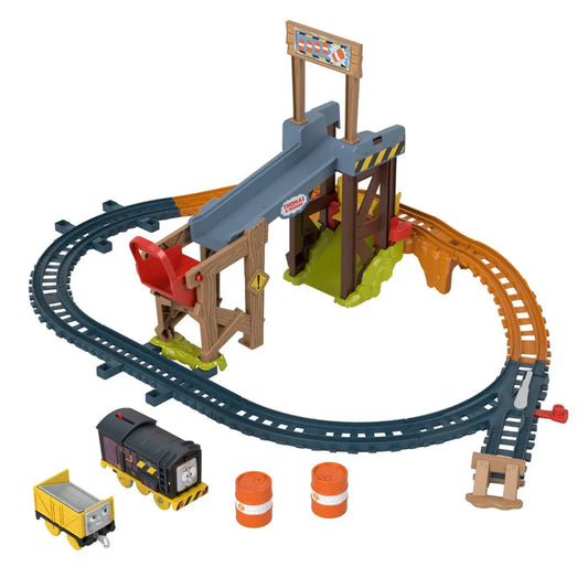 Pista Motorizada Thomas and friends Construcción Diesel