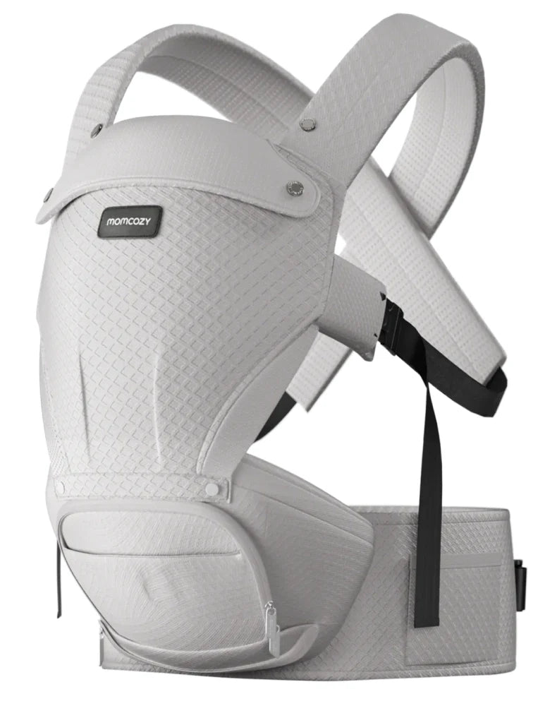 Portabebés Ergonómico 2 en 1 Move2Fit Momcozy con Asiento de Cadera