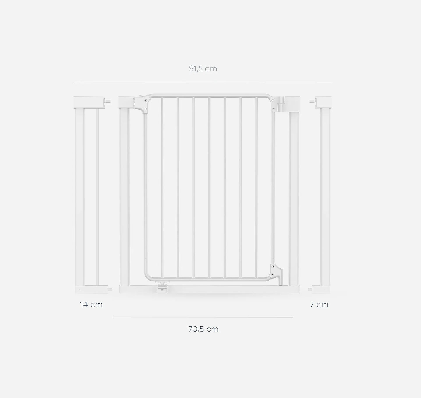 Reja de seguridad Metálica con Extensión