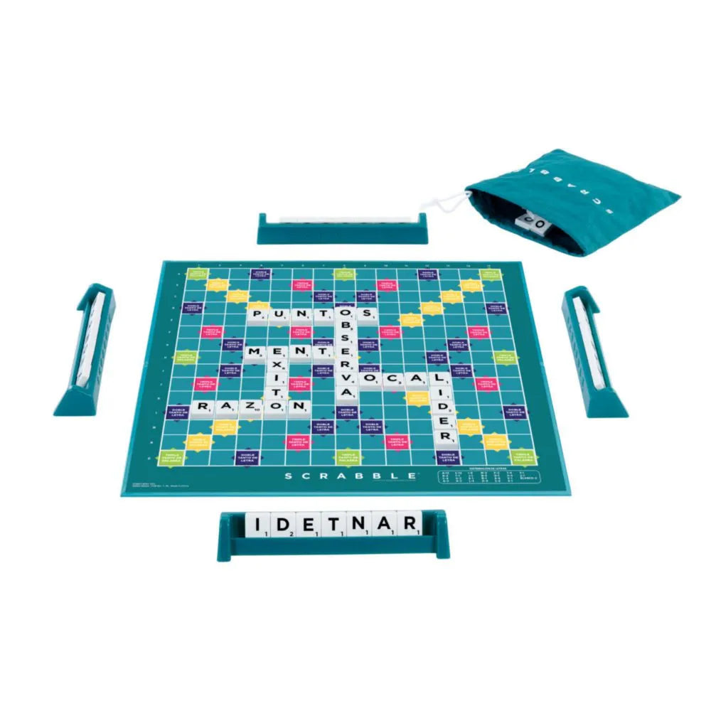 Scrabble 2 En 1 Juego De Mesa Mattel Games