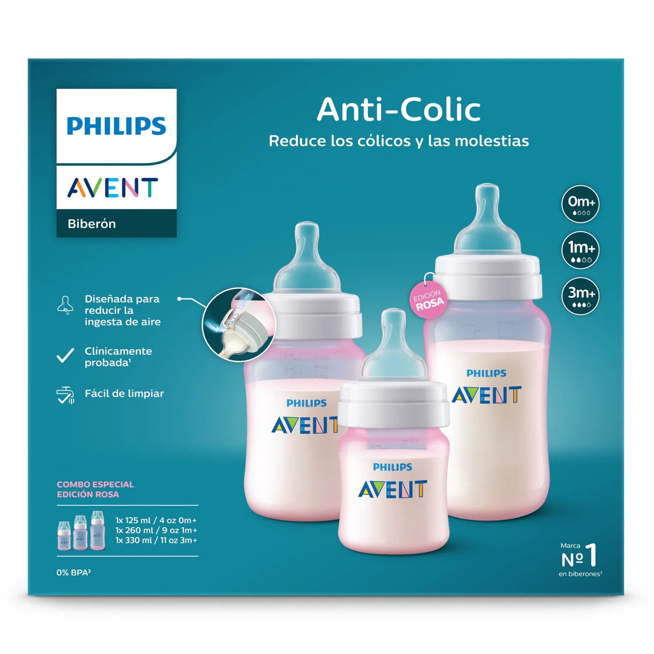 Set Anticolic Triple Pack Philips Avent