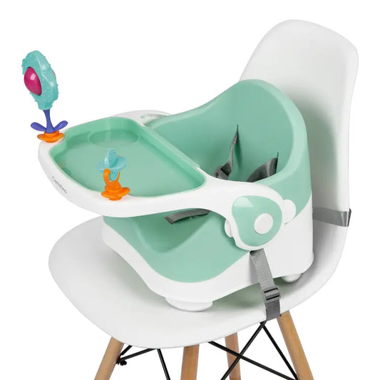 Silla de Comer Booster Verde Carestino