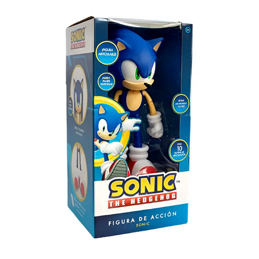 Sonic The Hedgehog artículable y con sonido
