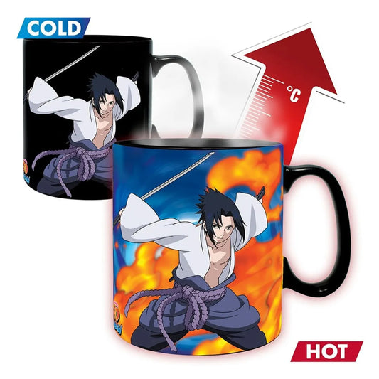 Taza Mágica de Naruto Shippuden con Posavasos