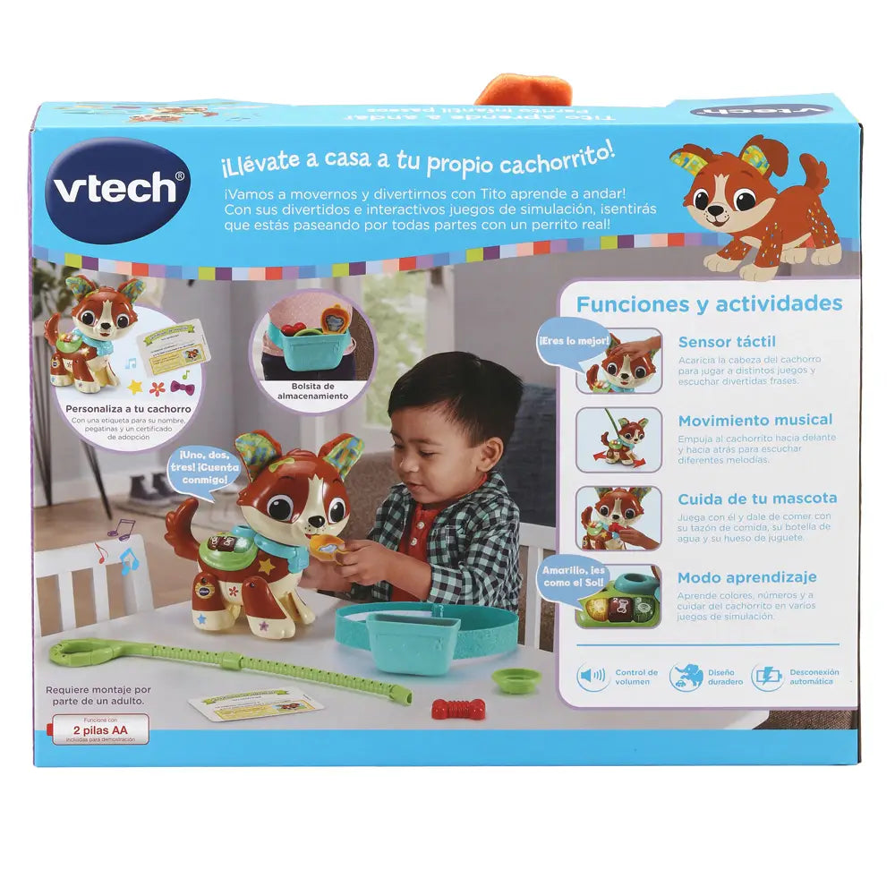 Tito aprende a andar