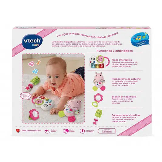 Canastilla de Juguetes Rosa