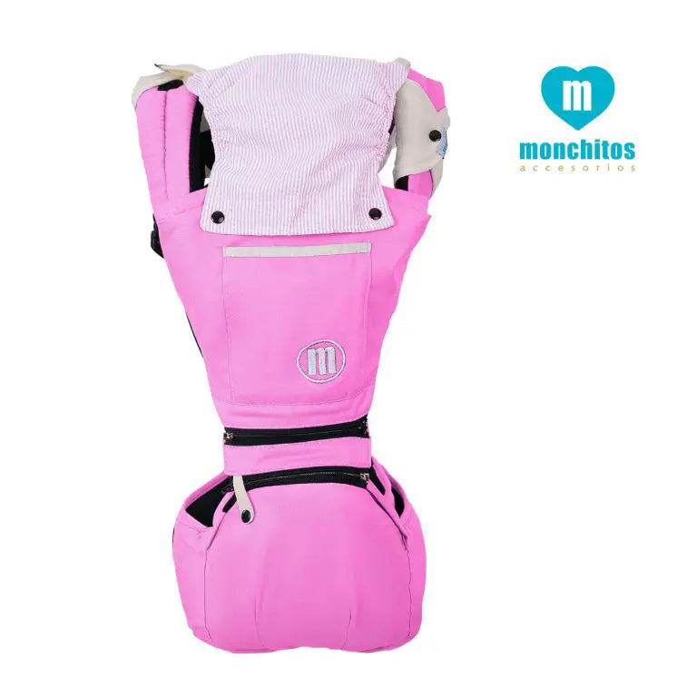 Canguro Baby Hip Carrier Rosado