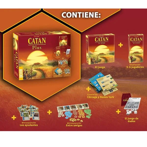 Catan Plus Juego de Mesa
