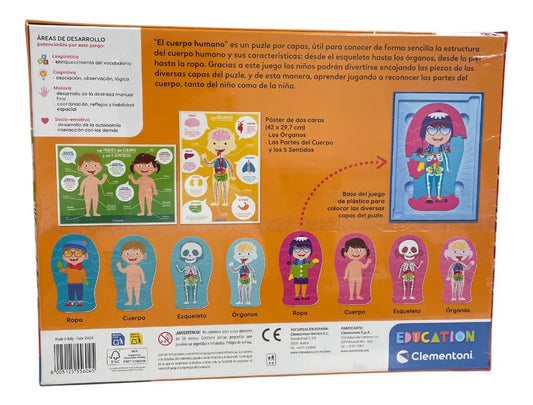 Rompecabezas el cuerpo humano Clementoni