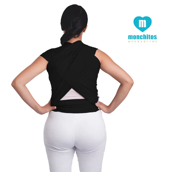 Fular Clásico Negro Plomo