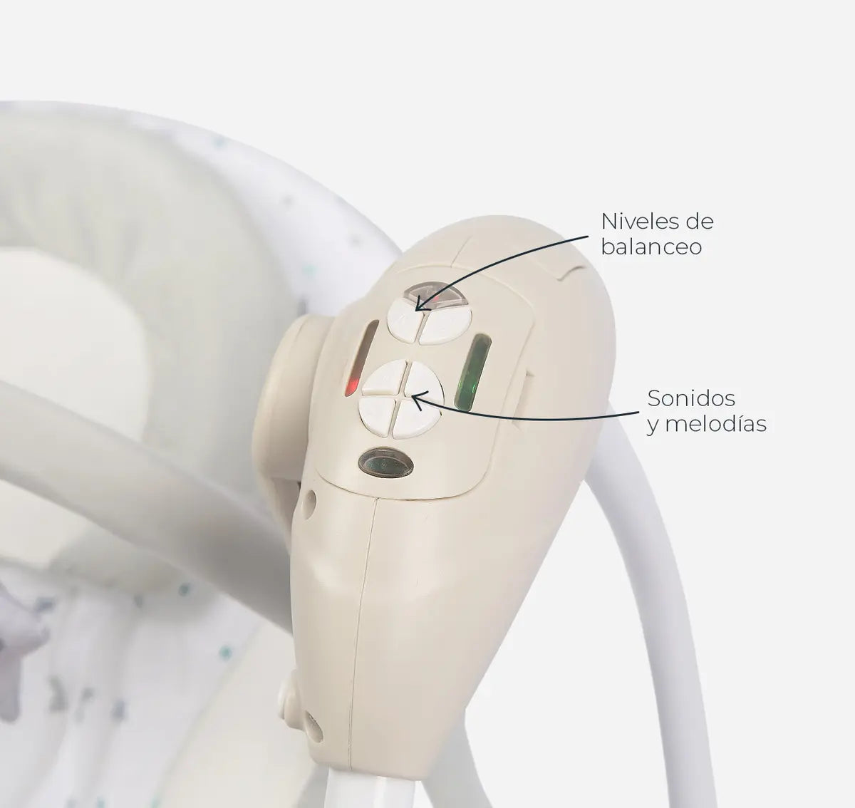 Mecedora Electrónica Gris