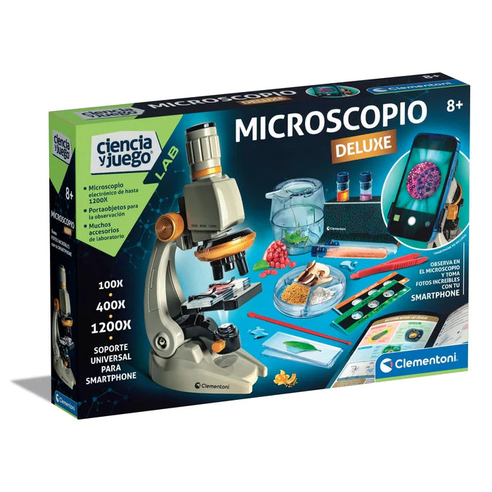 microscopio deluxe clementoni