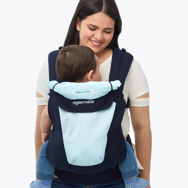Mochila Ergonómica Azul con Celeste
