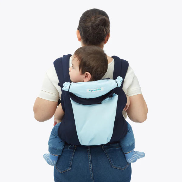 Mochila Ergonómica Azul con Celeste