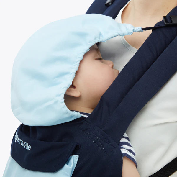 Mochila Ergonómica Azul con Celeste