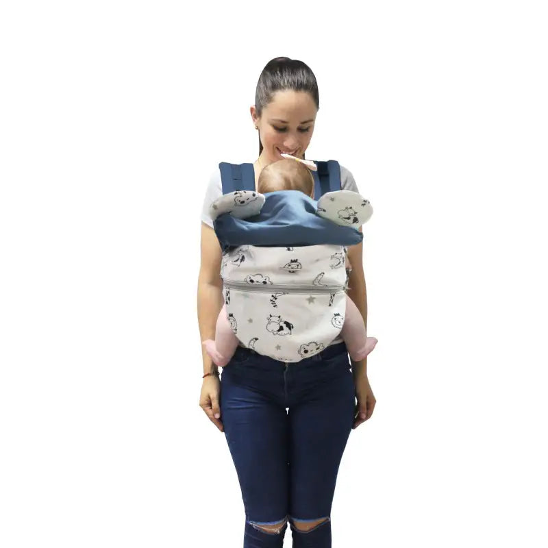 Mochila Ergonómica Evolutiva Azul