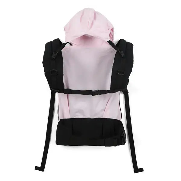 Mochila Ergonómica Negro Con Rosado