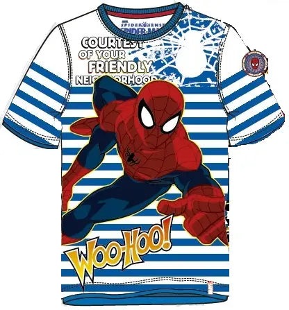 Polo Spiderman Blanco
