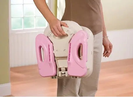 Silla De Comer Plegable Rosa