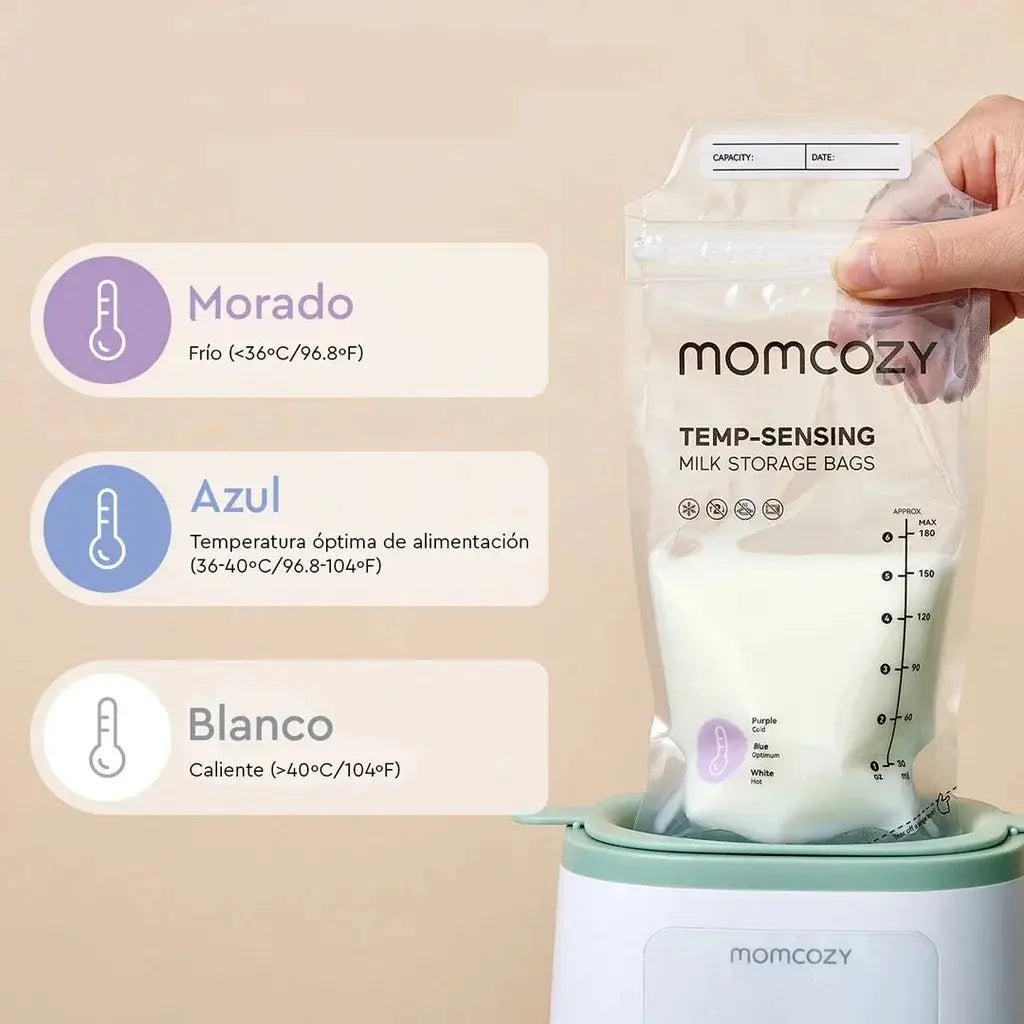 Bolsas de almacenamiento de leche Momcozy 120 unid 6 onzas