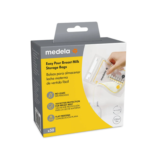 Bolsas de Almacenamiento De Leche Materna Easy Pour 50 Unid Medela