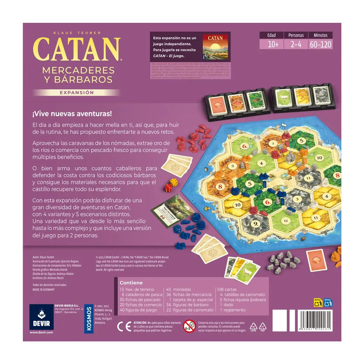 Catan Mercaderes y Bárbaros Devir