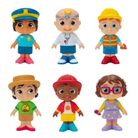 Cocomelon Pack De 6 Amigos Carrera