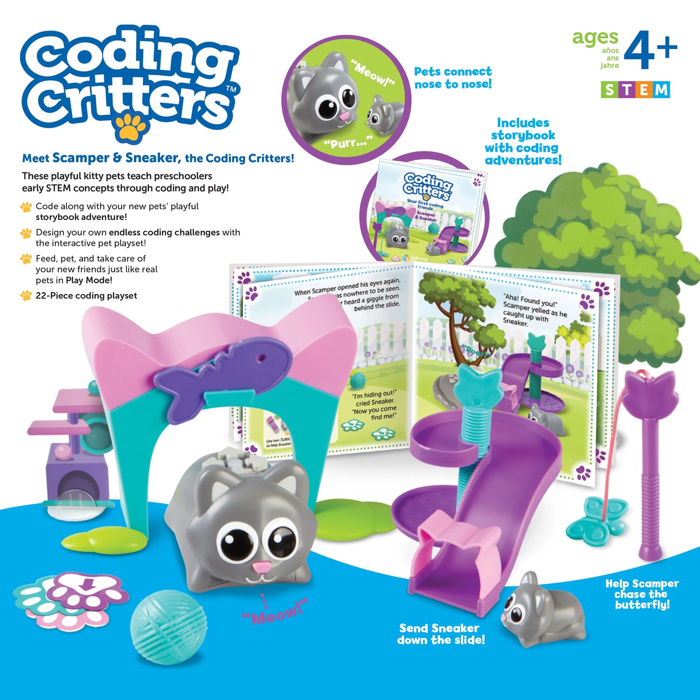 Coding Critters Scamper and Sneaker