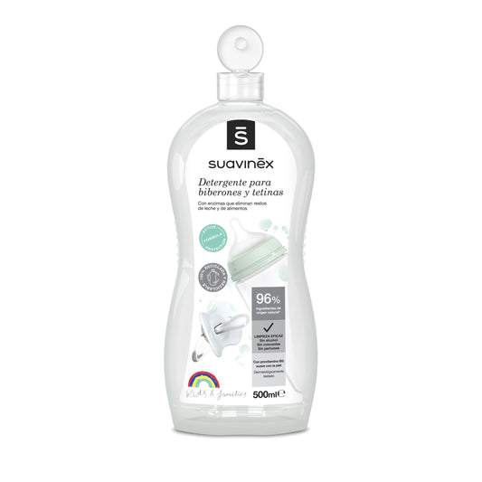 Detergente para biberones y tetinas 500 ml Suavinex