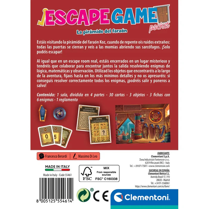 Escape Game La pirámide del faraón