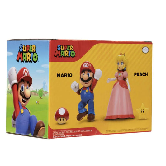 Figuras Nintendo Mario y Peach