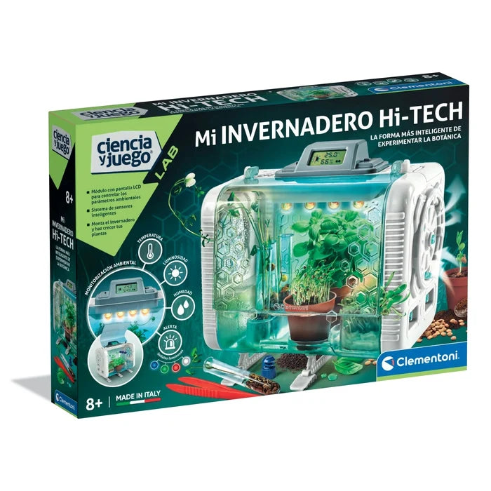 Invernadero Electrónico Clementoni +8 Años – Kit de Botánica
