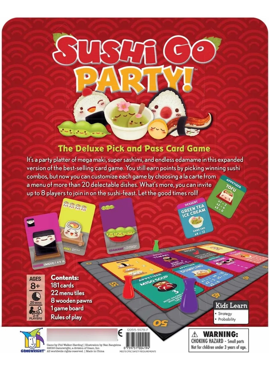 Juego De Mesa Sushi Go Party